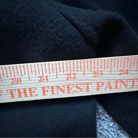 Josh Evan 100% virgin wool black pea coat  Size 12 - Picture 6 of 11